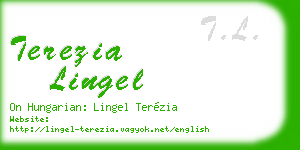 terezia lingel business card